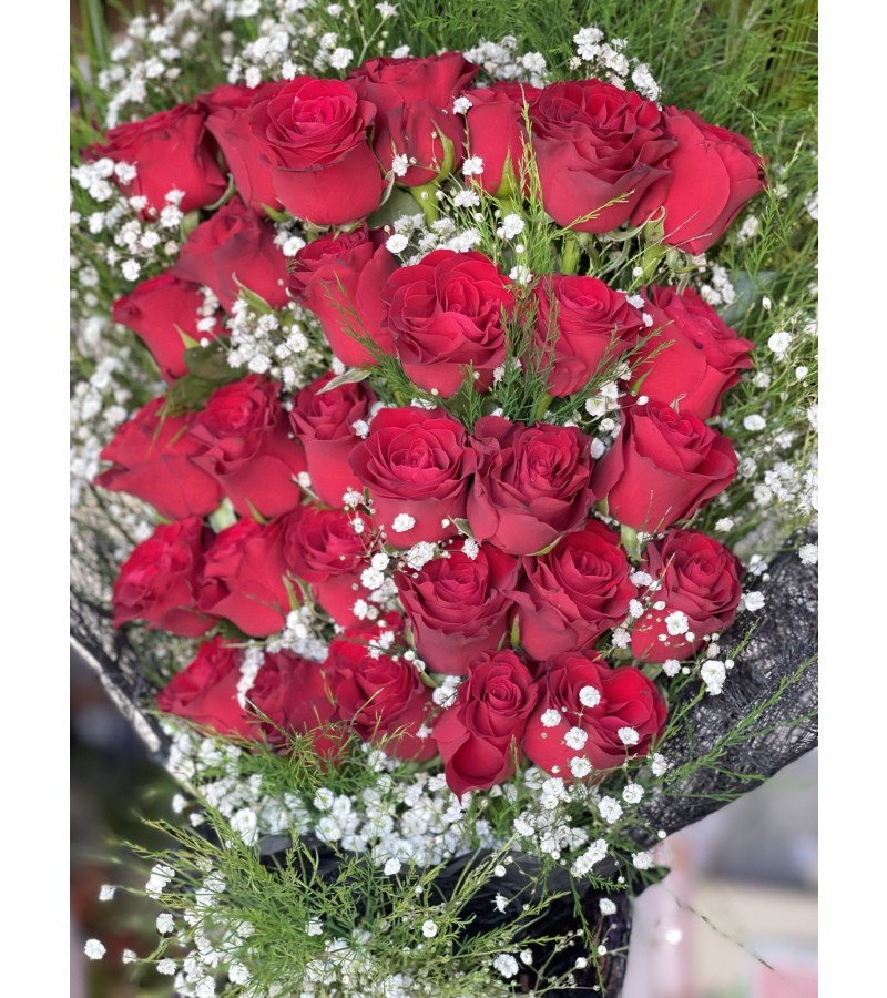 31 Kırmızı Güllü Buketimiz