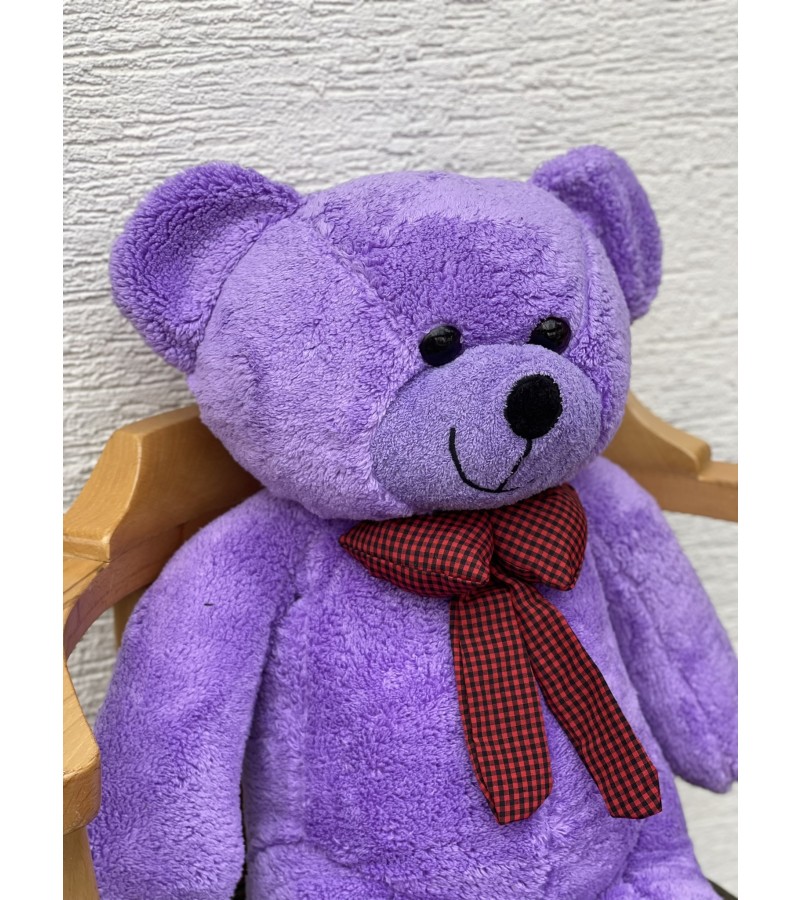 Mor 80 cm Peluş Ayıcık