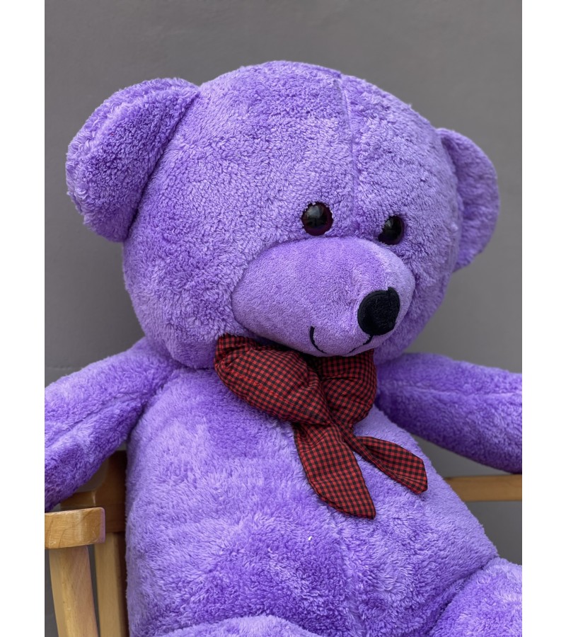 Mor 130 cm Peluş Ayıcık