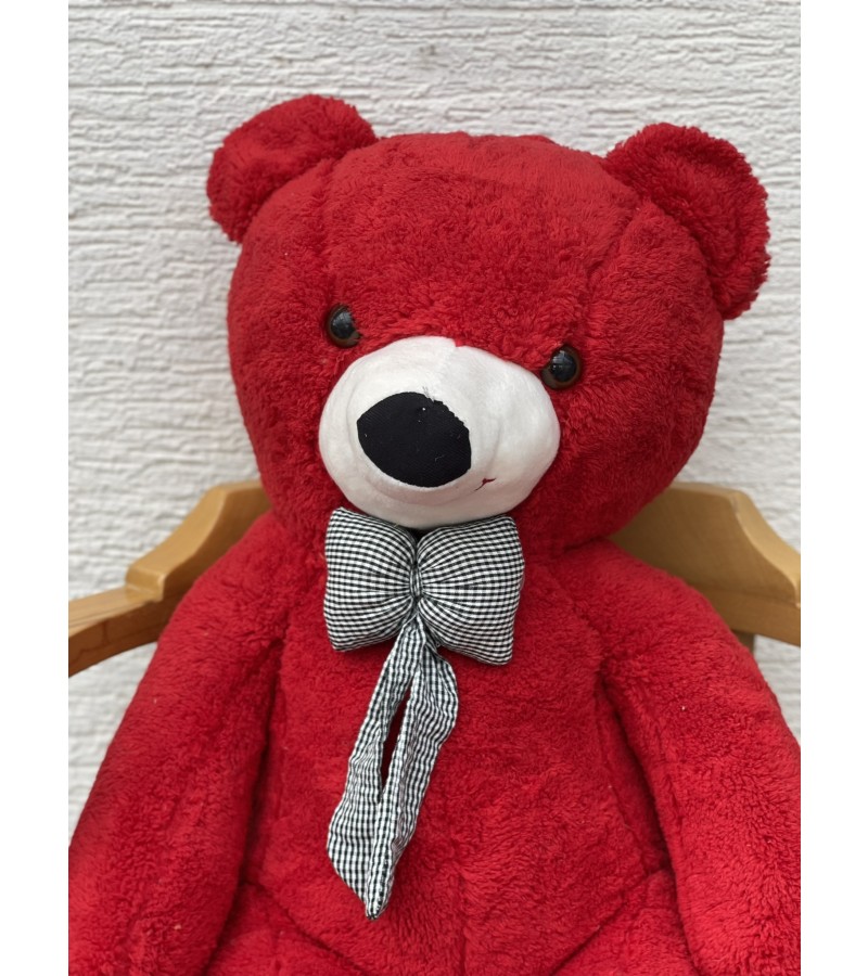 Kırmızı 80 cm Peluş Ayıcık