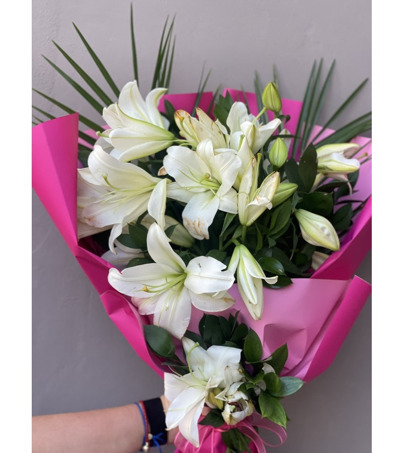 Mis Kokulu Kazablanka (Lilyum) Buketi