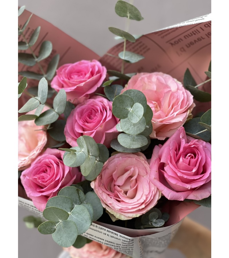 7'li Pembe Gül Buketimiz