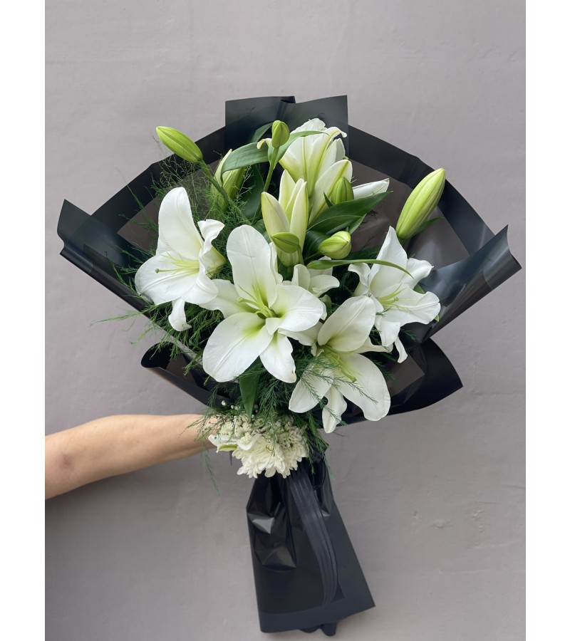 Mis Kokulu Kazablanka (Lilyum) Buketi