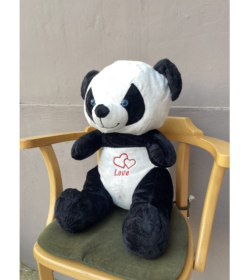 55 cm Fuşya İthal Oturan Panda