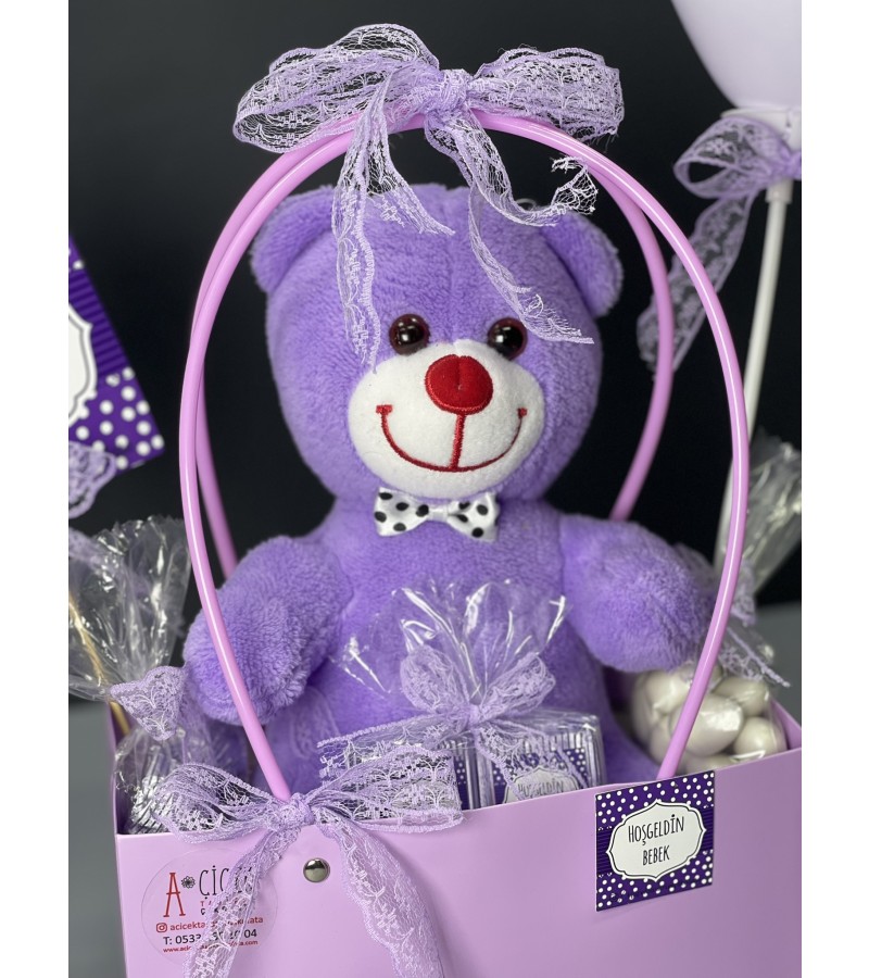 Lila Rüyası Hoş Geldin Bebek Çantası