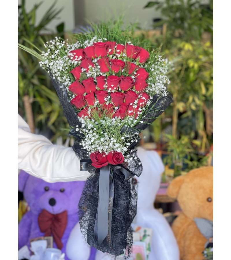 31 Kırmızı Güllü Buketimiz