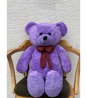 Mor 80 cm Peluş Ayıcık