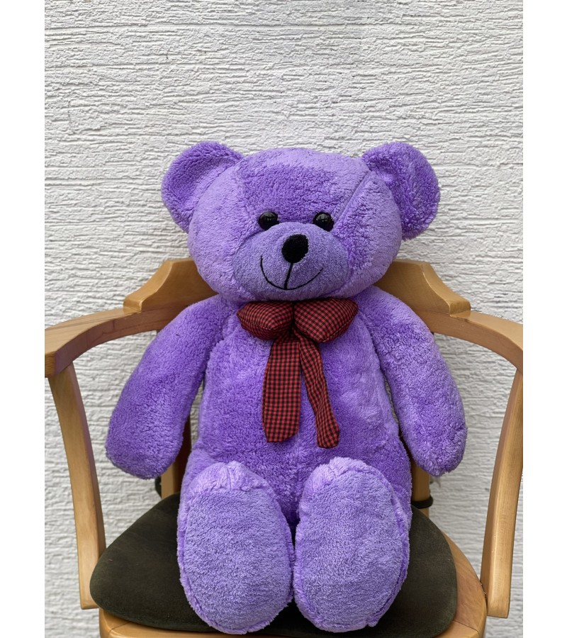Mor 80 cm Peluş Ayıcık