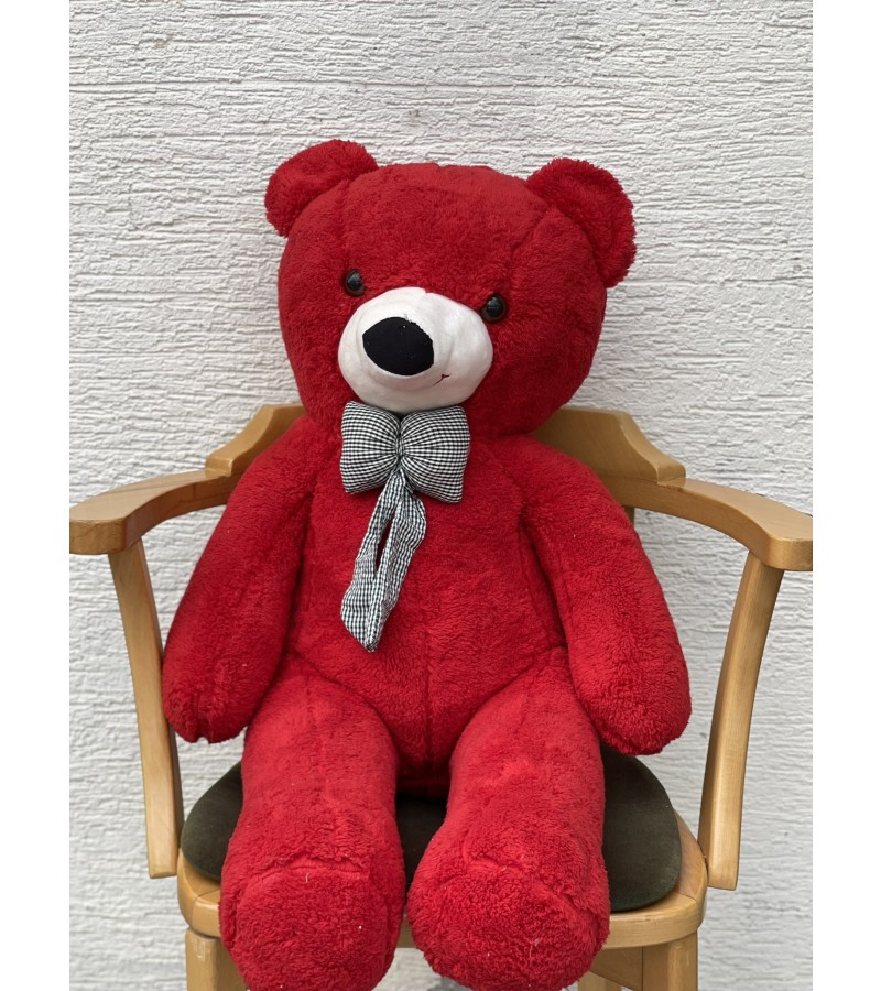 Kırmızı 80 cm Peluş Ayıcık