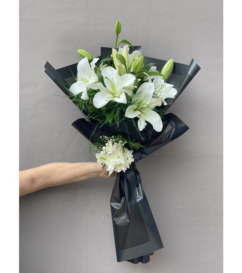 Mis Kokulu Kazablanka (Lilyum) Buketi